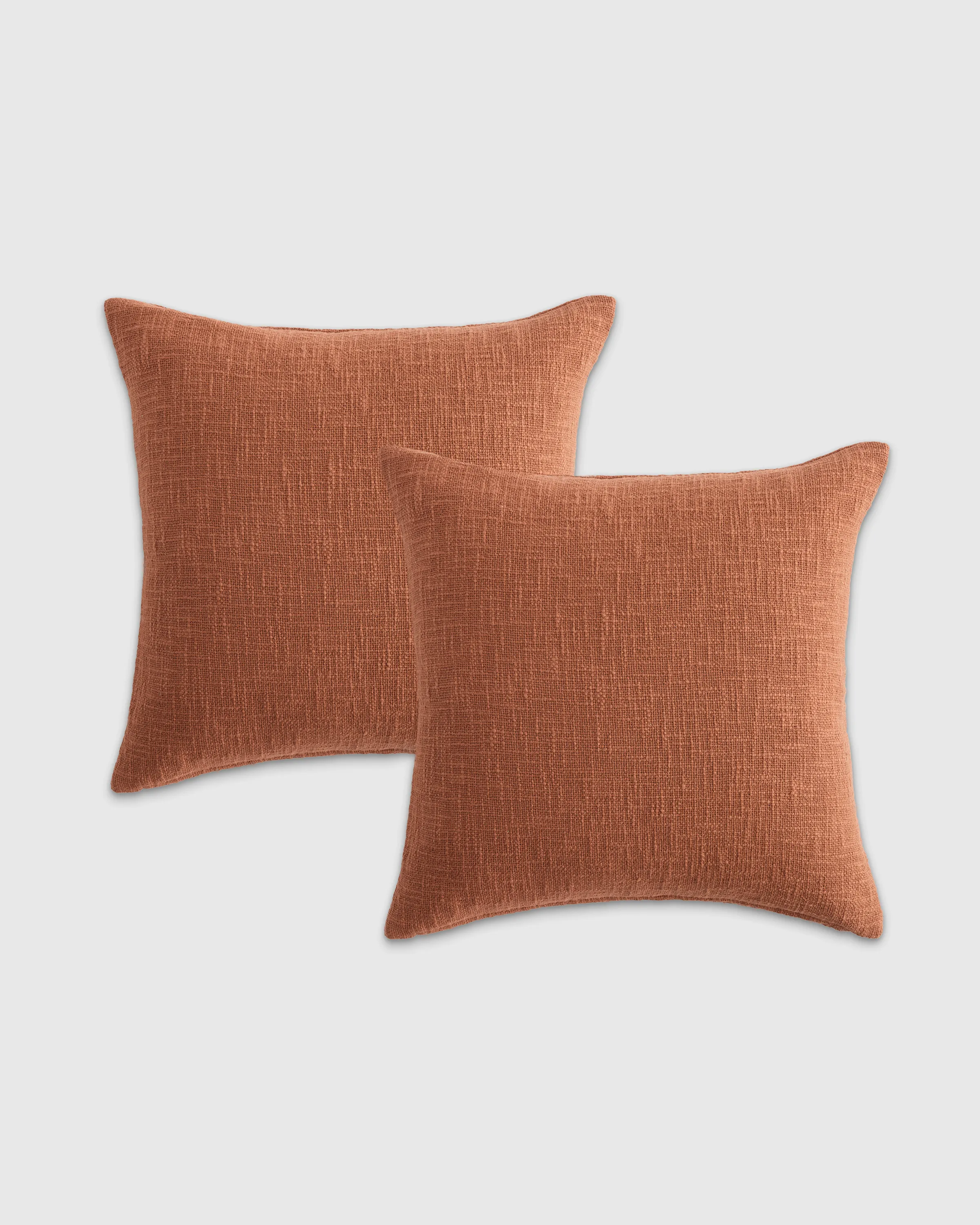 Cotton Slub Pillow Cover - Set of 2