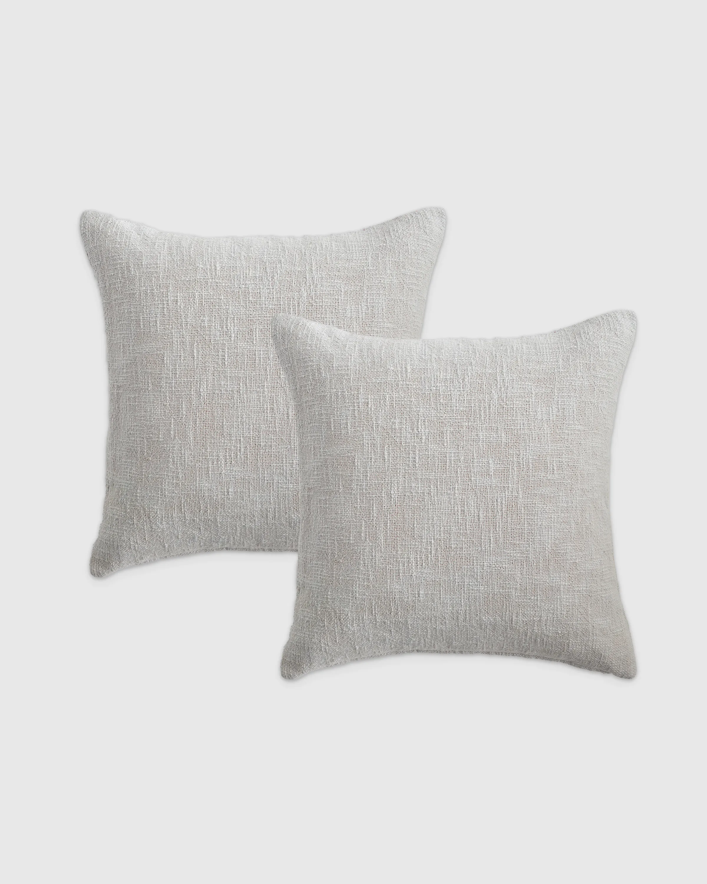 Cotton Slub Pillow Cover - Set of 2