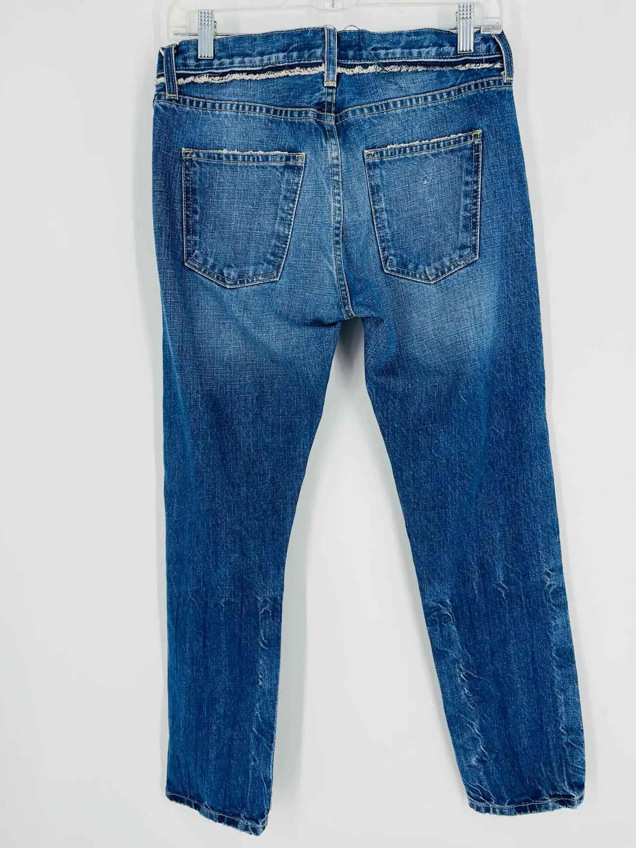 Current/Elliott Size 25=0 Dk Denim Distressed Premium Denim Jeans