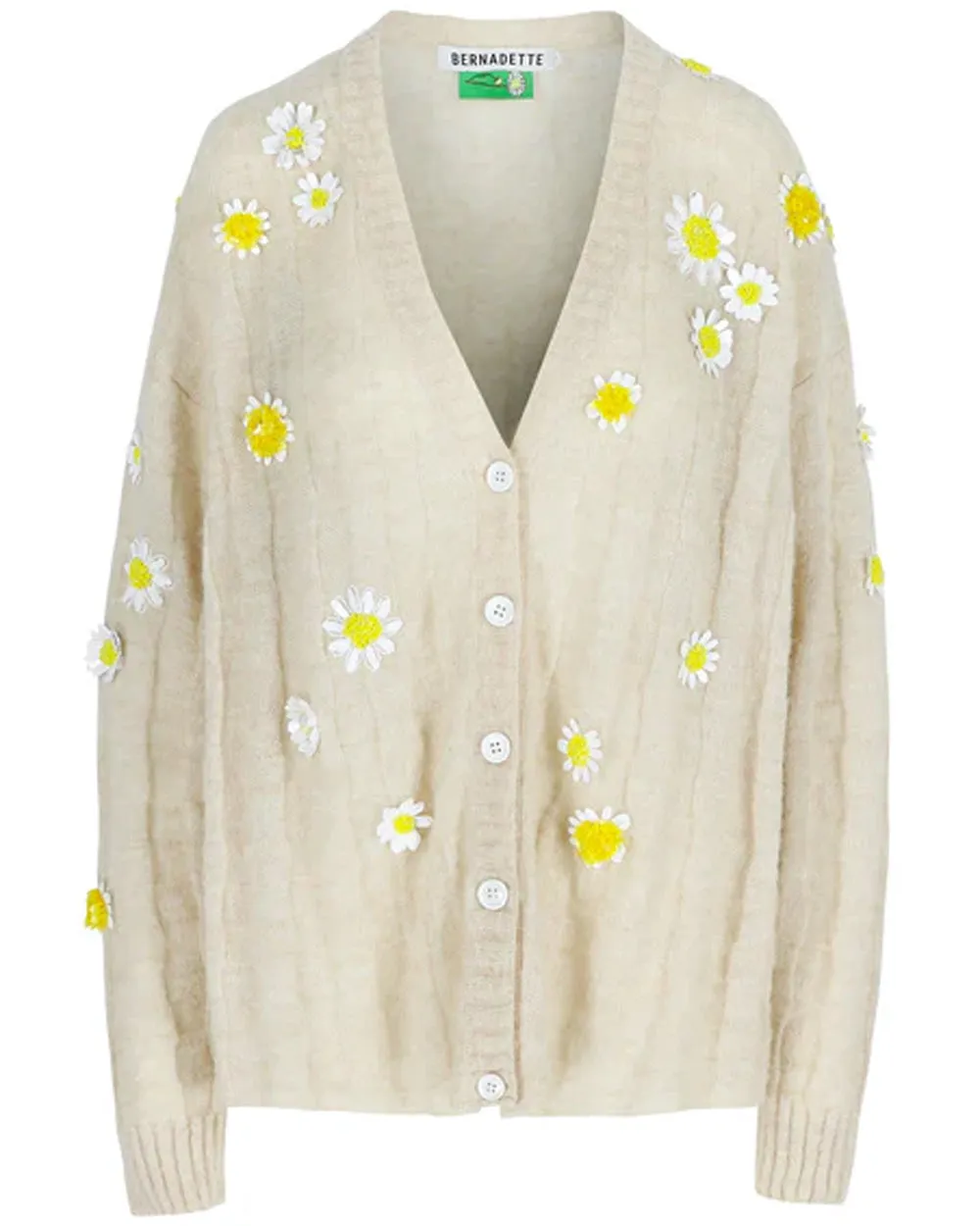 Daisy Embellished Knit Cardigan