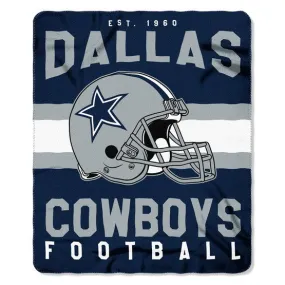 Dallas Cowboys 50 x 60 Singular Fleece Throw Blanket