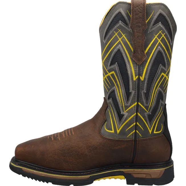 Dan Post Cyclone Men's 12-inch Composite Toe Electrical Hazard Waterproof Western Work Boot