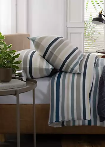 Deyongs Newquay Stripe 200 Thread Count Duvet Cover Set | Kaleidoscope