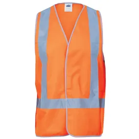 DNC 3804 Safety Vest - Hi-Visibility - H-Tape - Day/Night - Orange - XS