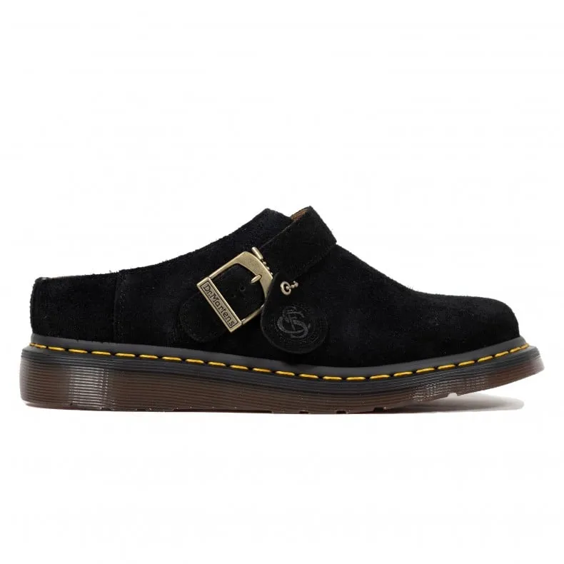 Dr. Martens Isham Desert Oasis Suede Mules (Black)