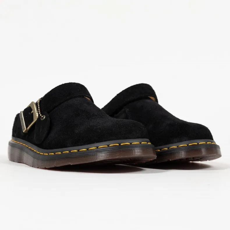 Dr. Martens Isham Desert Oasis Suede Mules (Black)