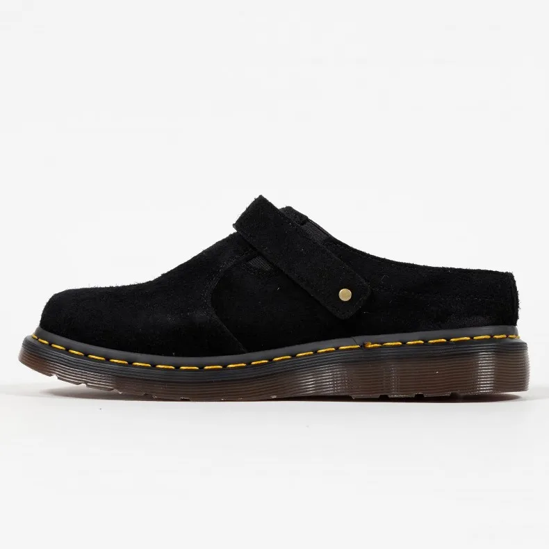 Dr. Martens Isham Desert Oasis Suede Mules (Black)