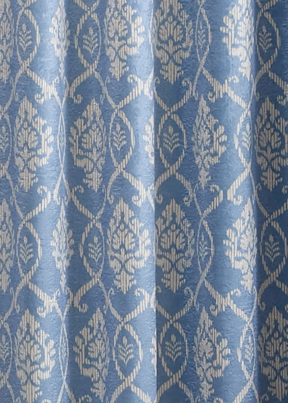 Dreams & Drapes Vivianna Dimout Blue Eyelet Curtains