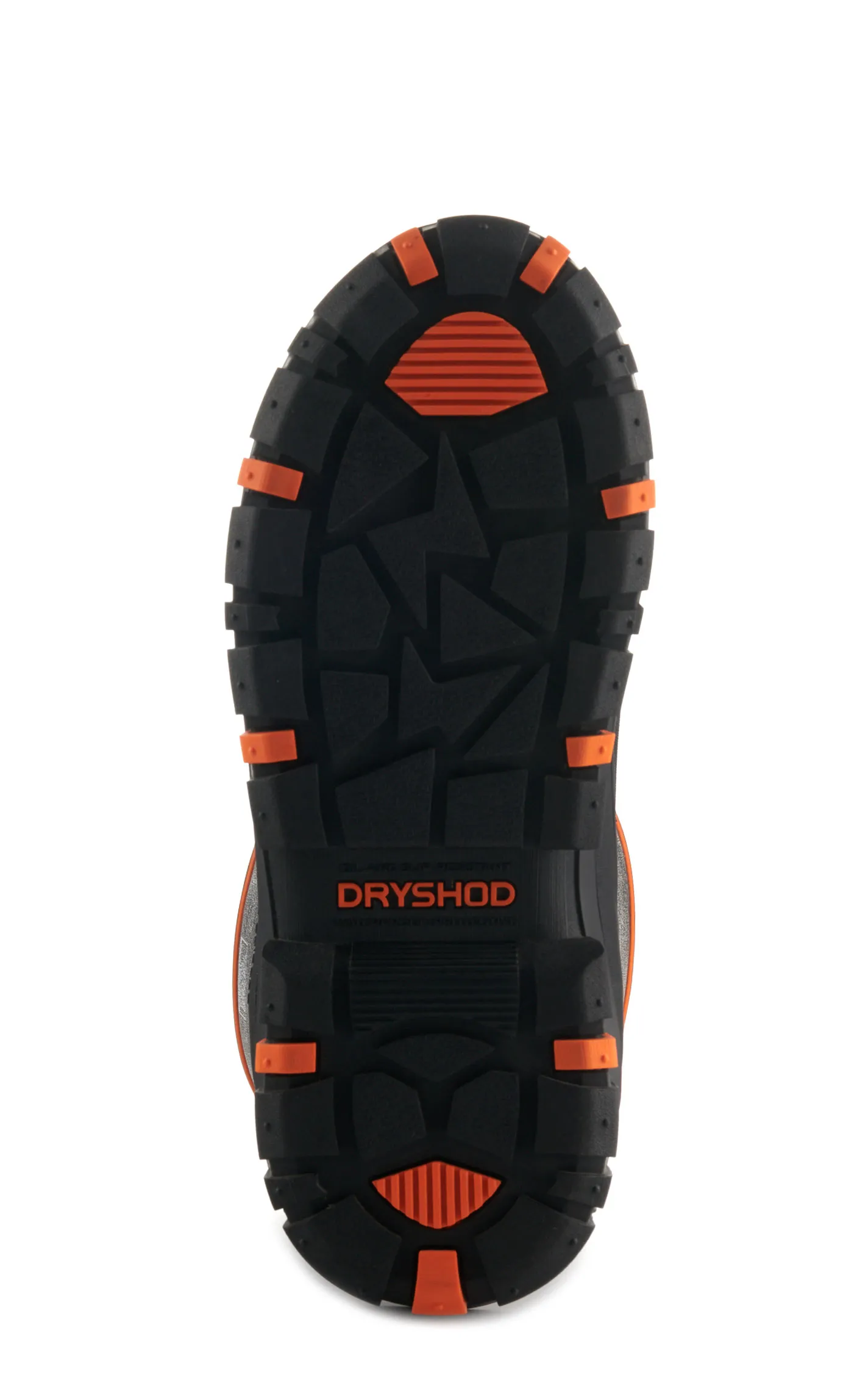 Dryshod Men's Megatar Black Waterproof Met Guard Round Steel Toe Rubber Work Boot