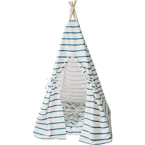 E&E Isaac Play Tent, Blue Stripe