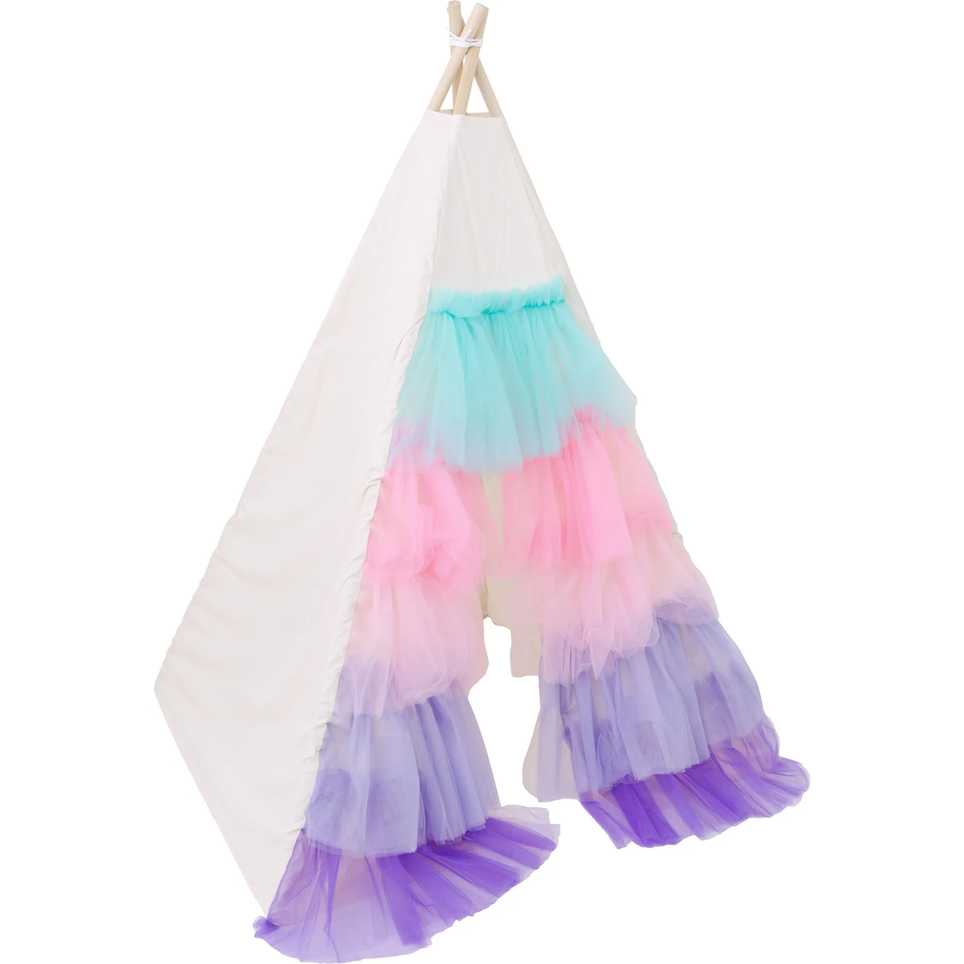 E&E Mermaid Tulle Play Tent, Purple Multi