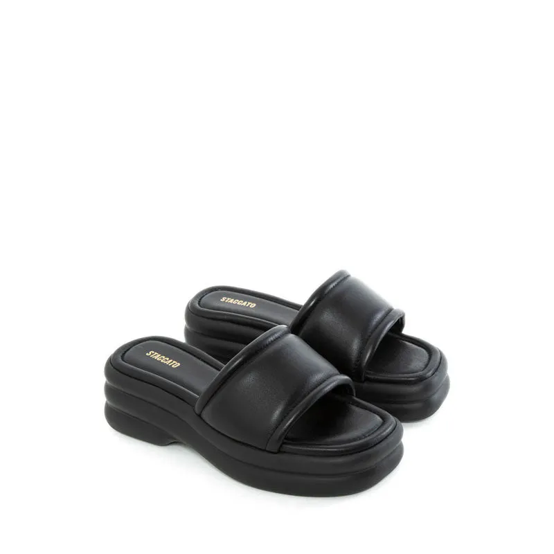 EI806-005 Platform Sandals - Black