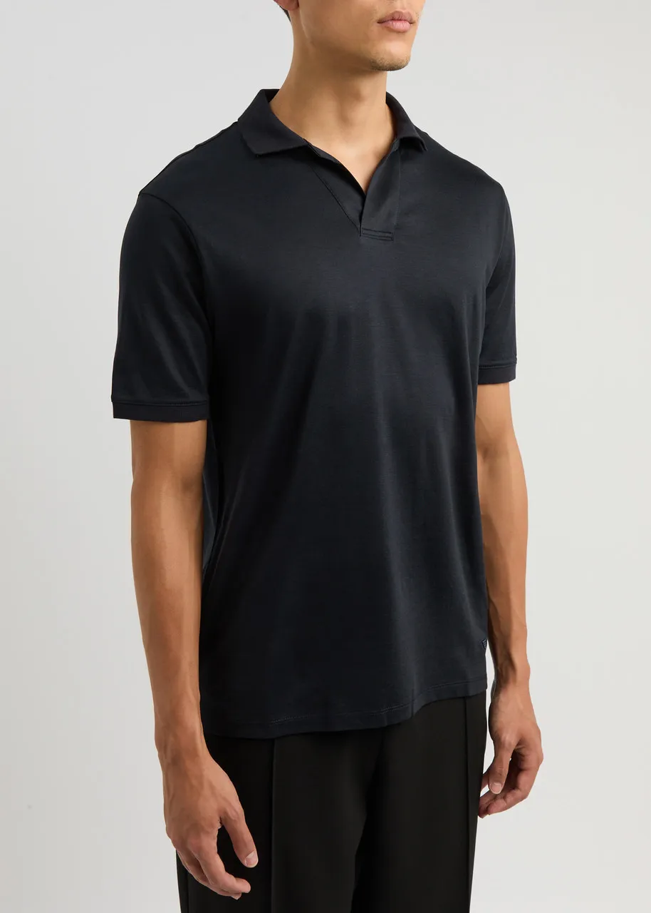 EMPORIO ARMANI Jersey polo shirt -                         -                     -                