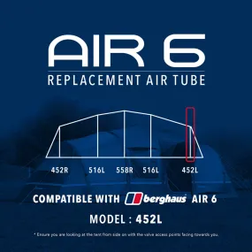 Eurohike Air 6 Tent Replacement Air Tube - 452L | Millets