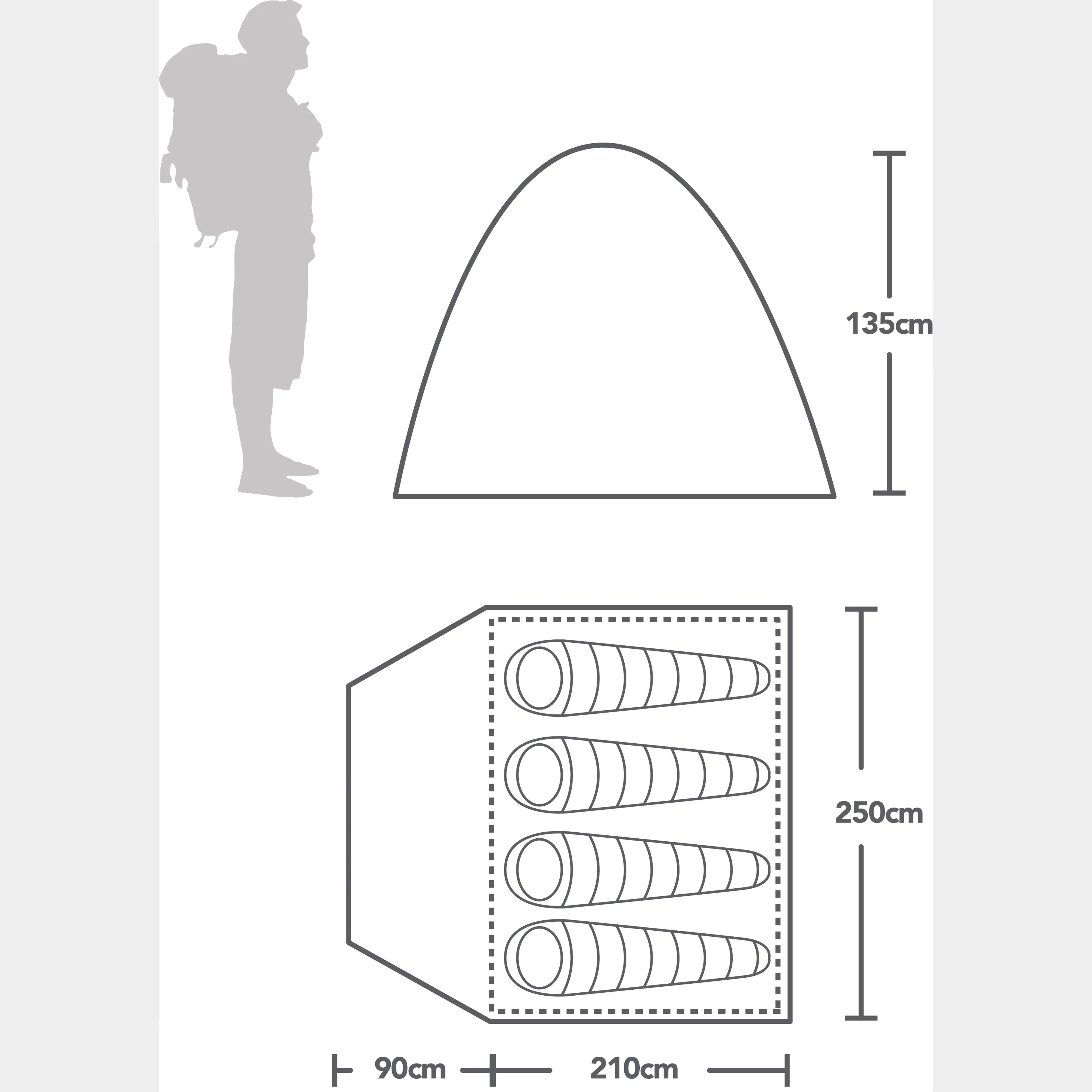 Eurohike Gaia IV Eco Tent | Millets