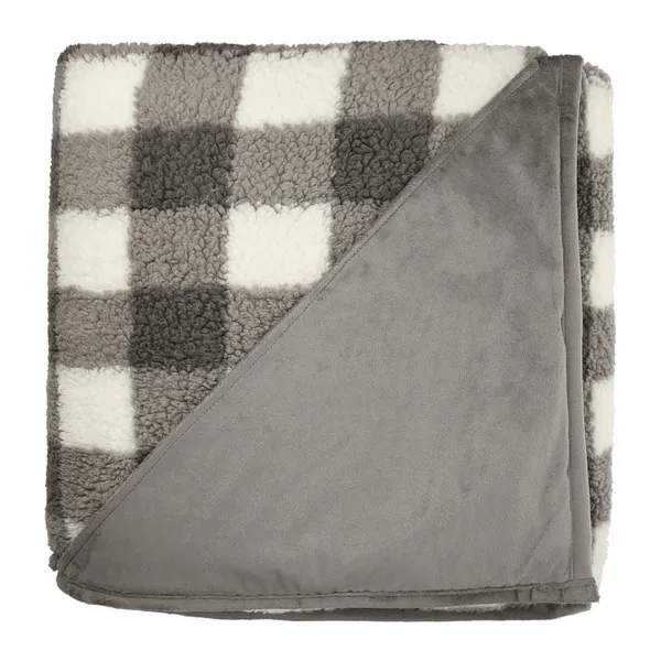 Field & Co. - Double Sided Plaid Sherpa Blanket