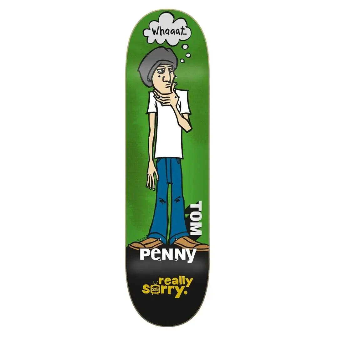 FLIP SKATEBOARDS REALLY SORRY 20th ANIV PENNY 7.75” DECK