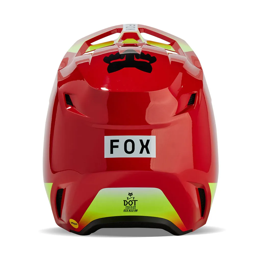 Fox - 2024 Youth V1 Ballast Flo Red Helmet