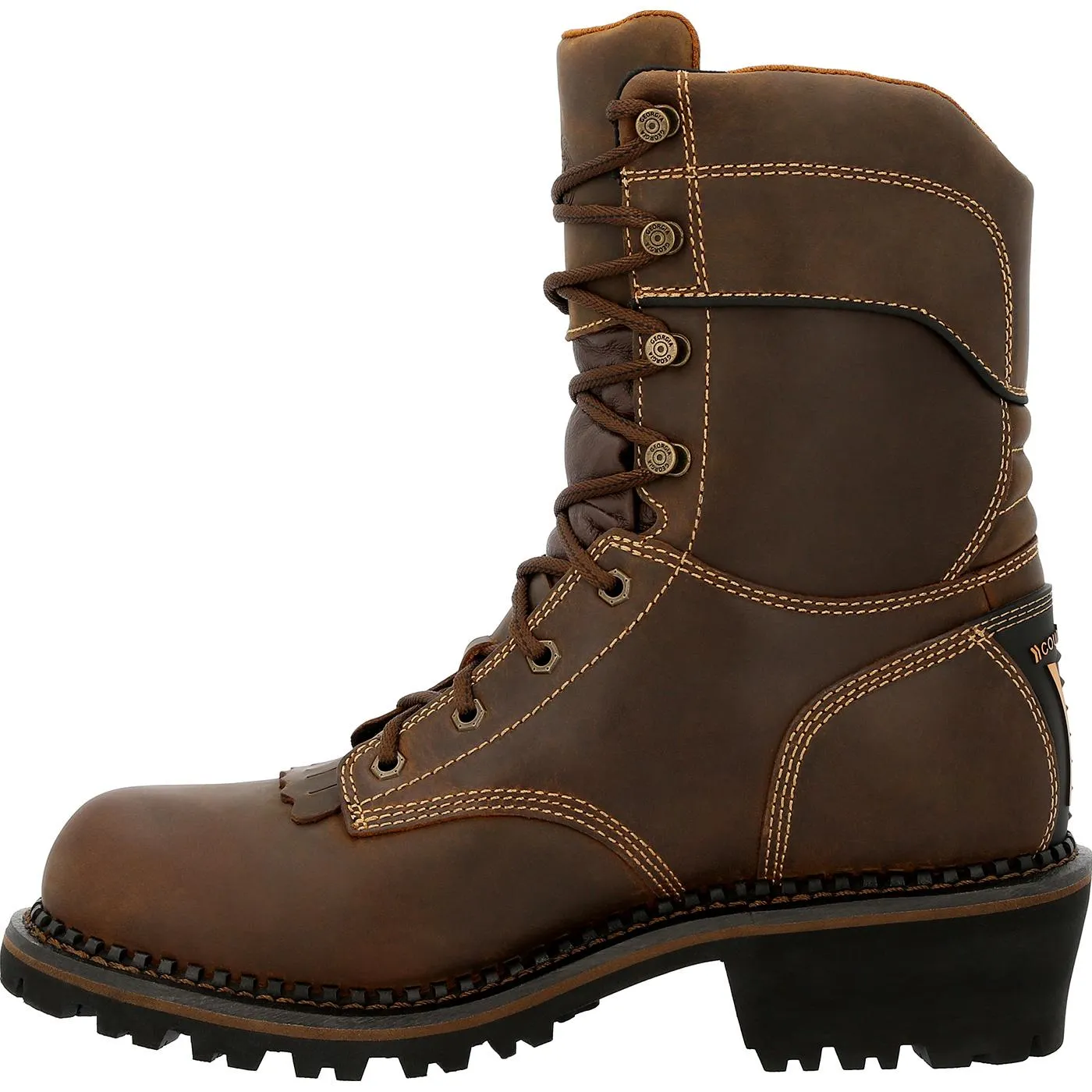 Georgia Boot AMP LT Logger Composite Toe Insulated Waterproof Work Boot