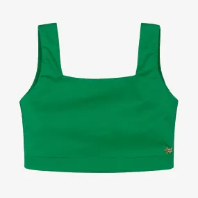 Girls Green Sleeveless Top