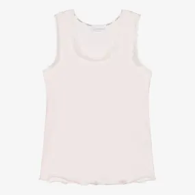 Girls Pink Cotton Vest