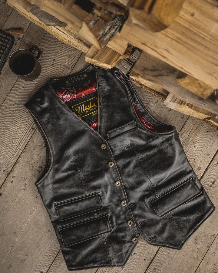 Gunslinger Leather Vest