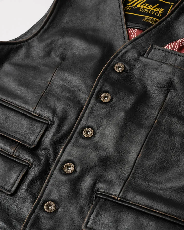 Gunslinger Leather Vest