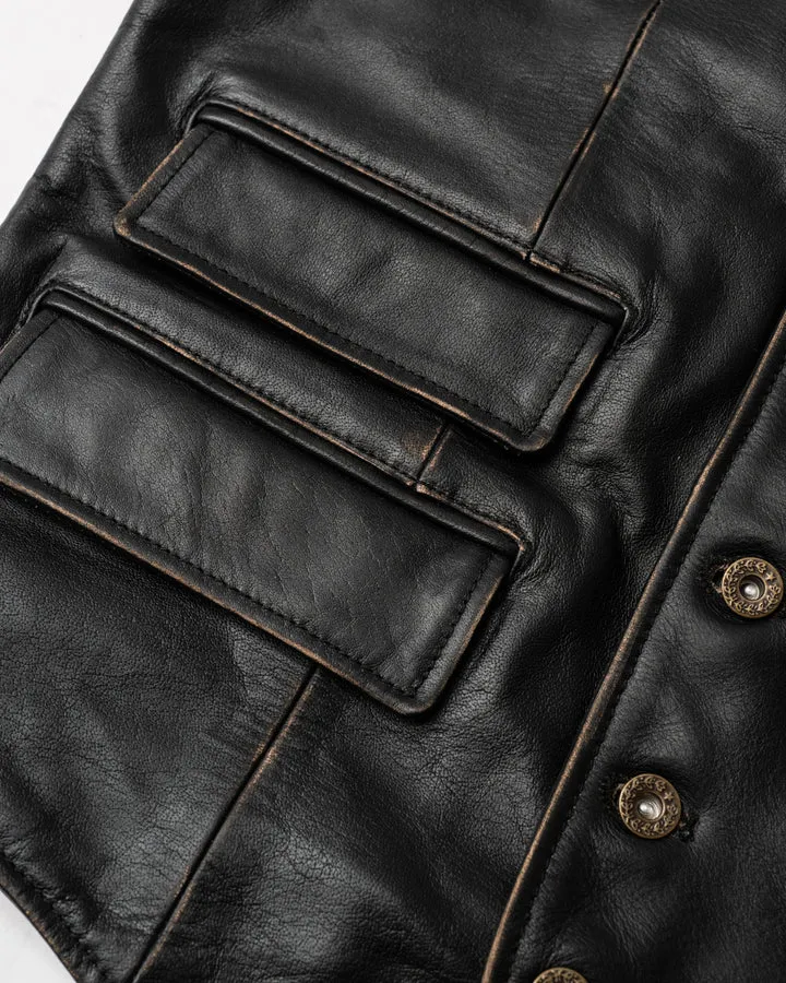 Gunslinger Leather Vest