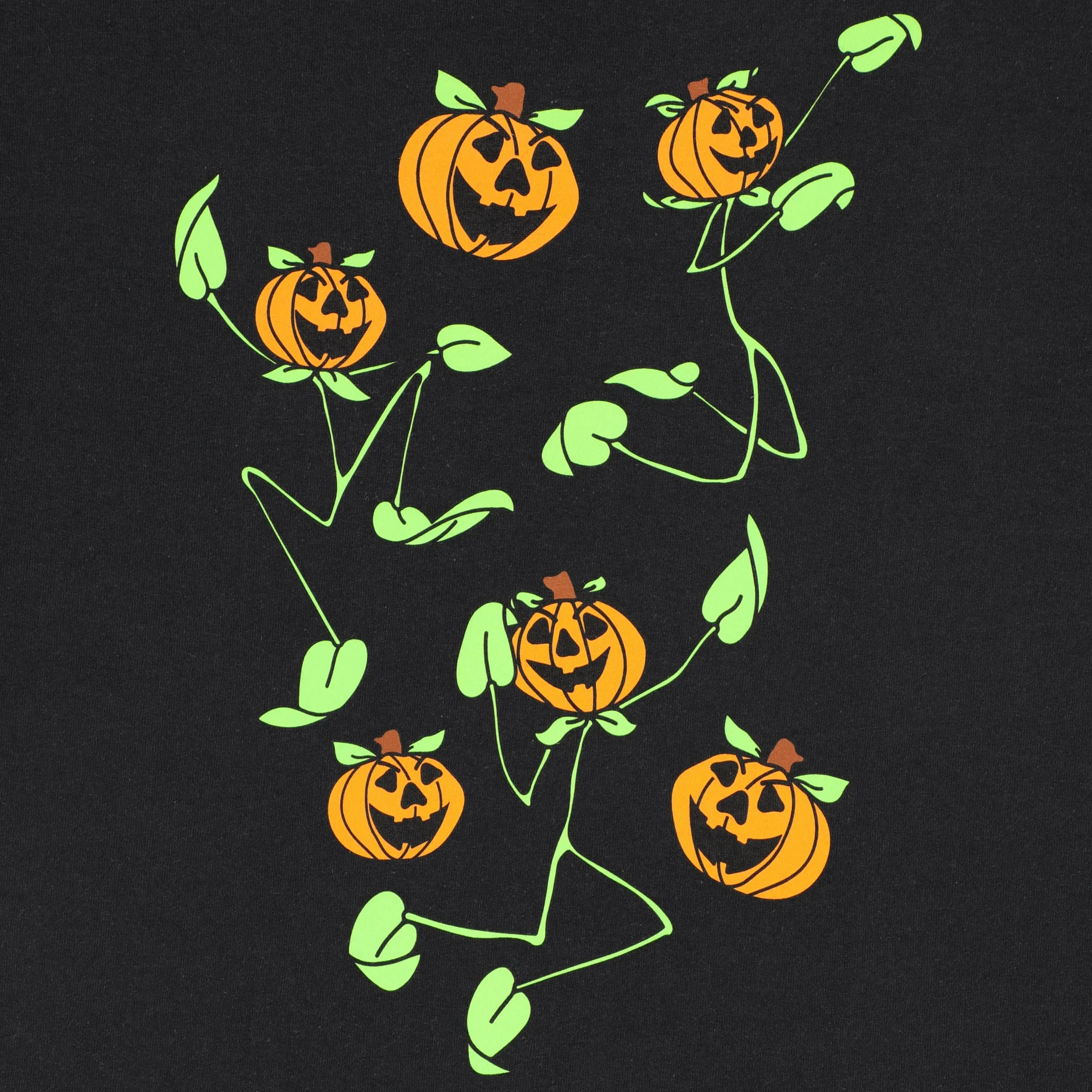 Halloween Stickers Skateboards Dancing Pumpkins T-Shirt