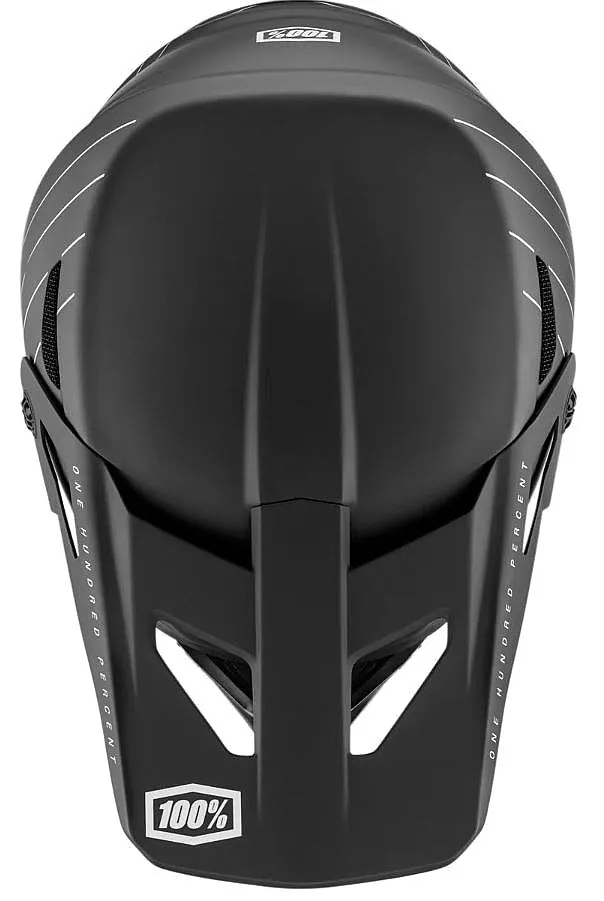 helmet 100% Status - Black/White Matte