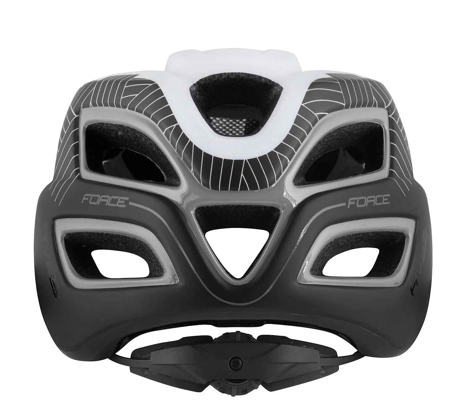 helmet FORCE Aves MTB - White/Black