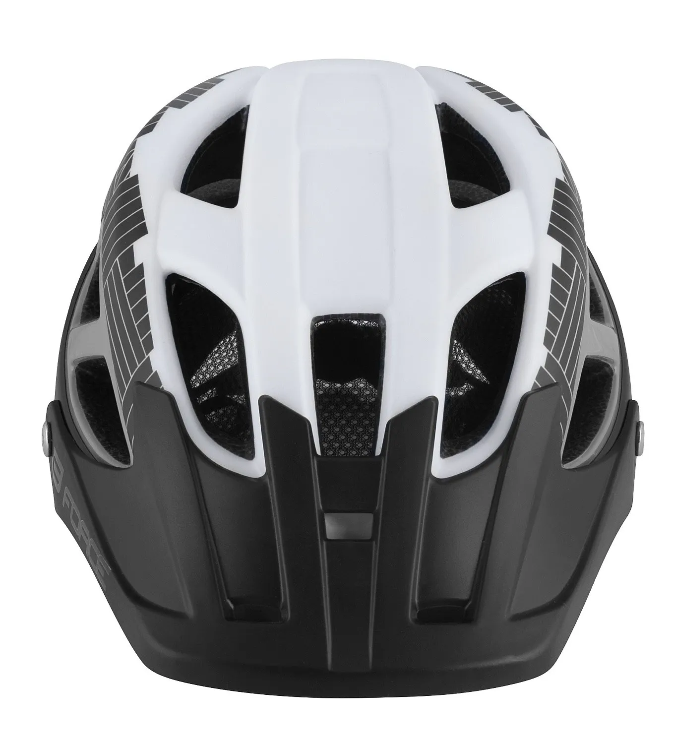 helmet FORCE Aves MTB - White/Black