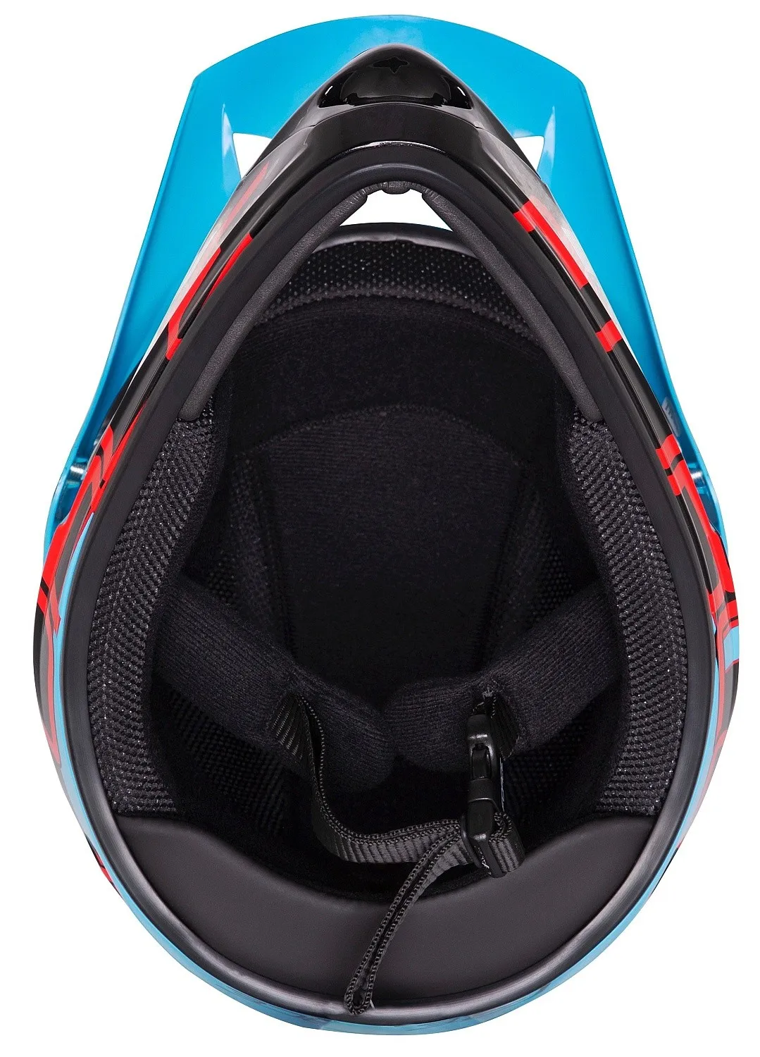 helmet FORCE Tiger Downhill - Blue/Black/Red