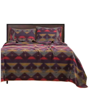 HiEnd Accents 2pc Gila Wool Blend Blanket Set - Twin