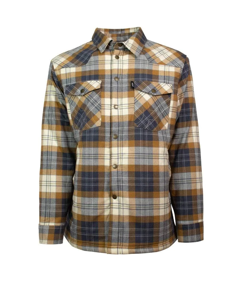 Hooey Men's Sherpa Lined Flannel Jacket