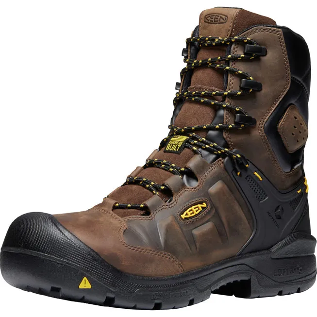 KEEN Utility® Dover Men's 8 Inch Carbon-Fiber Toe Electrical Hazard Waterproof Work Boot