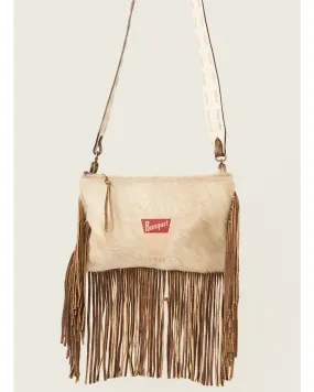 Keep It Gypsy Women's Coors Banquet Cowhide Fringe Maxine Crossbody Bag