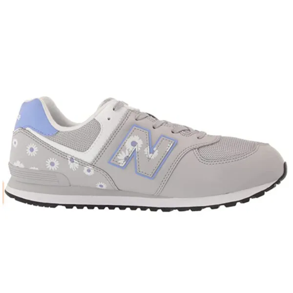 Kids New Balance 574 – Summer Fog|Vibrant Violet