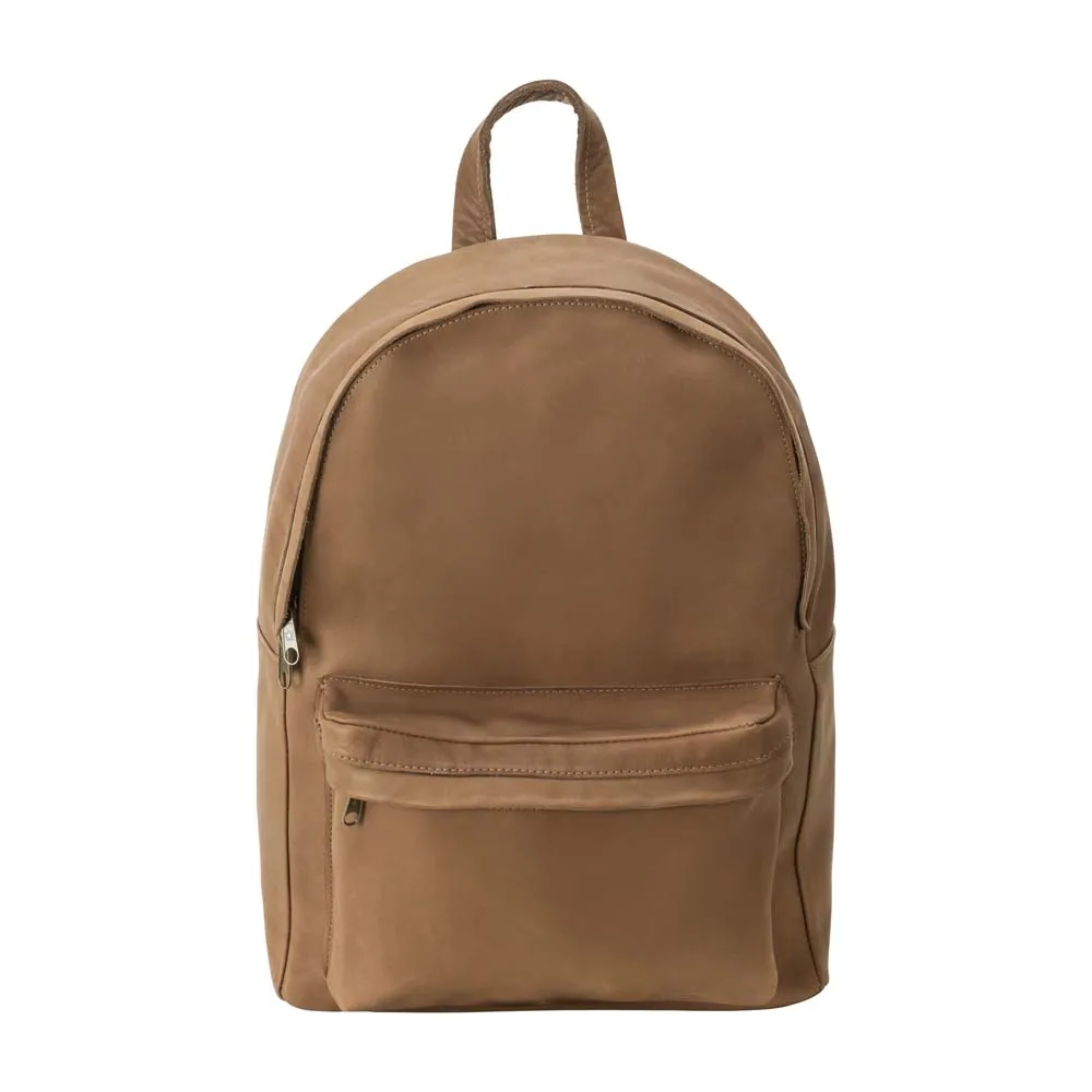 Leather Backpack | Brown