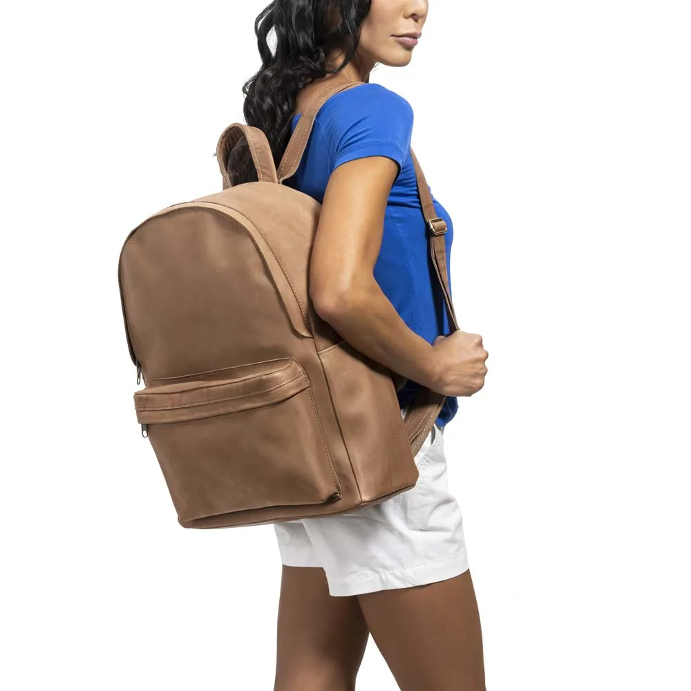 Leather Backpack | Brown