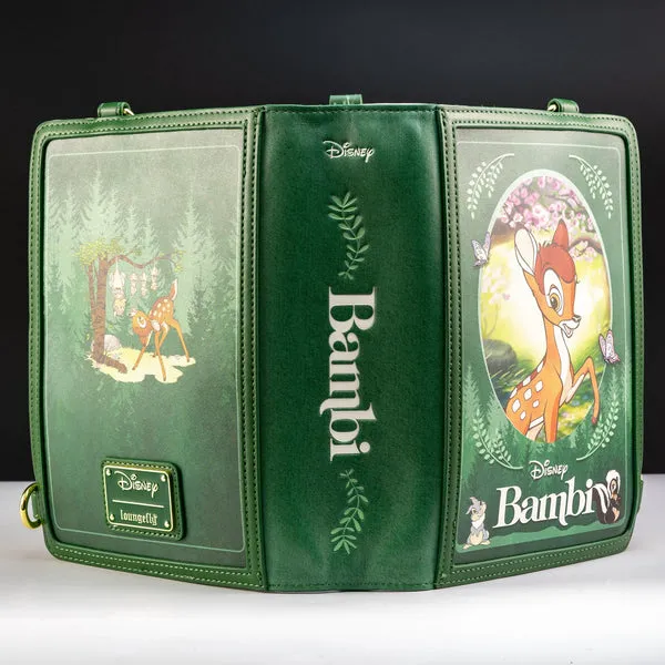 Loungefly x Disney Bambi Book Convertible Crossbody Bag