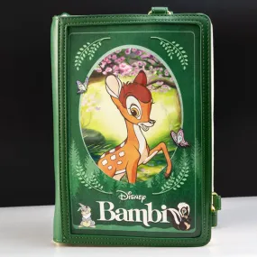 Loungefly x Disney Bambi Book Convertible Crossbody Bag