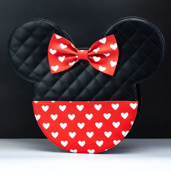 Loungefly x Disney Mickey Minnie Mouse Valentines Reversible Crossbody Bag