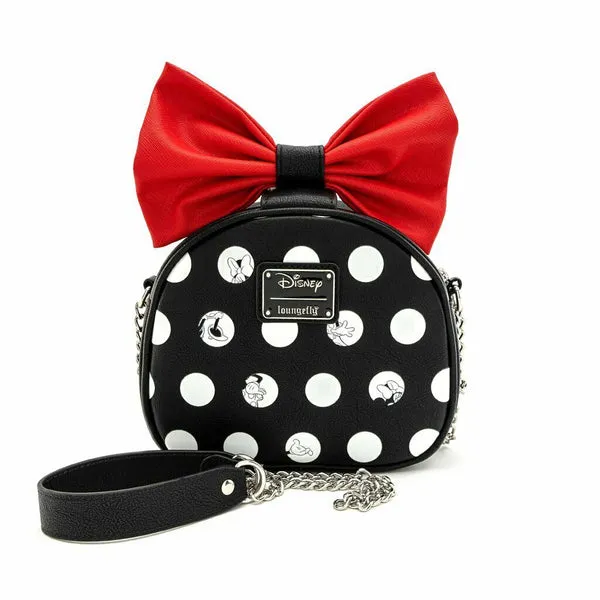 Loungefly x Disney Minnie Mouse Big Red Bow Crossbody Bag