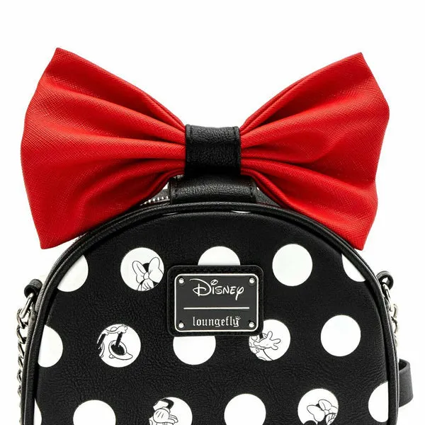 Loungefly x Disney Minnie Mouse Big Red Bow Crossbody Bag