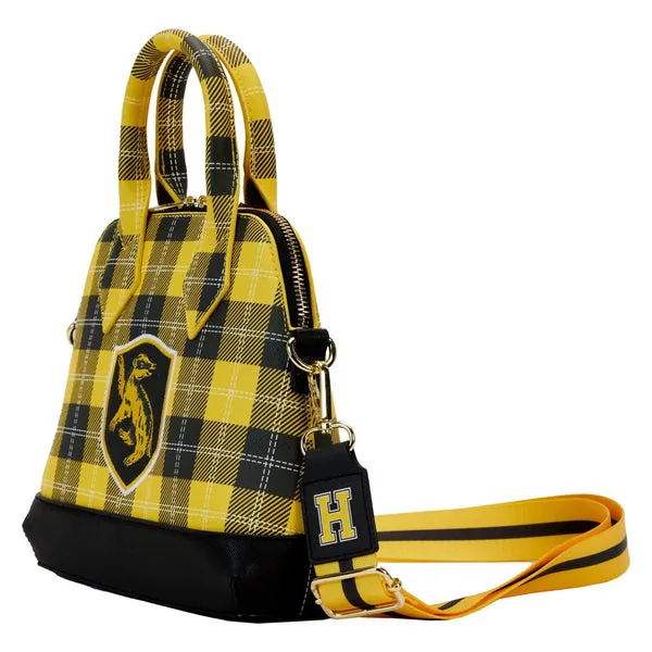 Loungefly x Harry Potter Hufflepuff Varsity Plaid Crossbody Bag