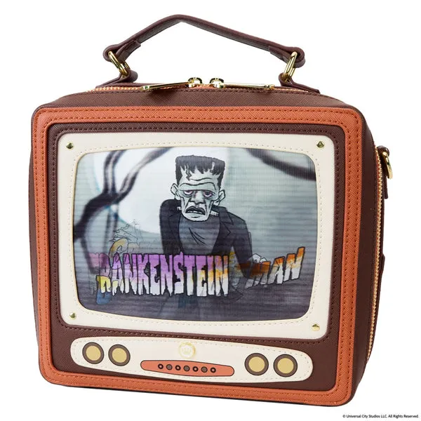 Loungefly x Universal Monsters Vintage TV Triple Lenticular Crossbody Bag