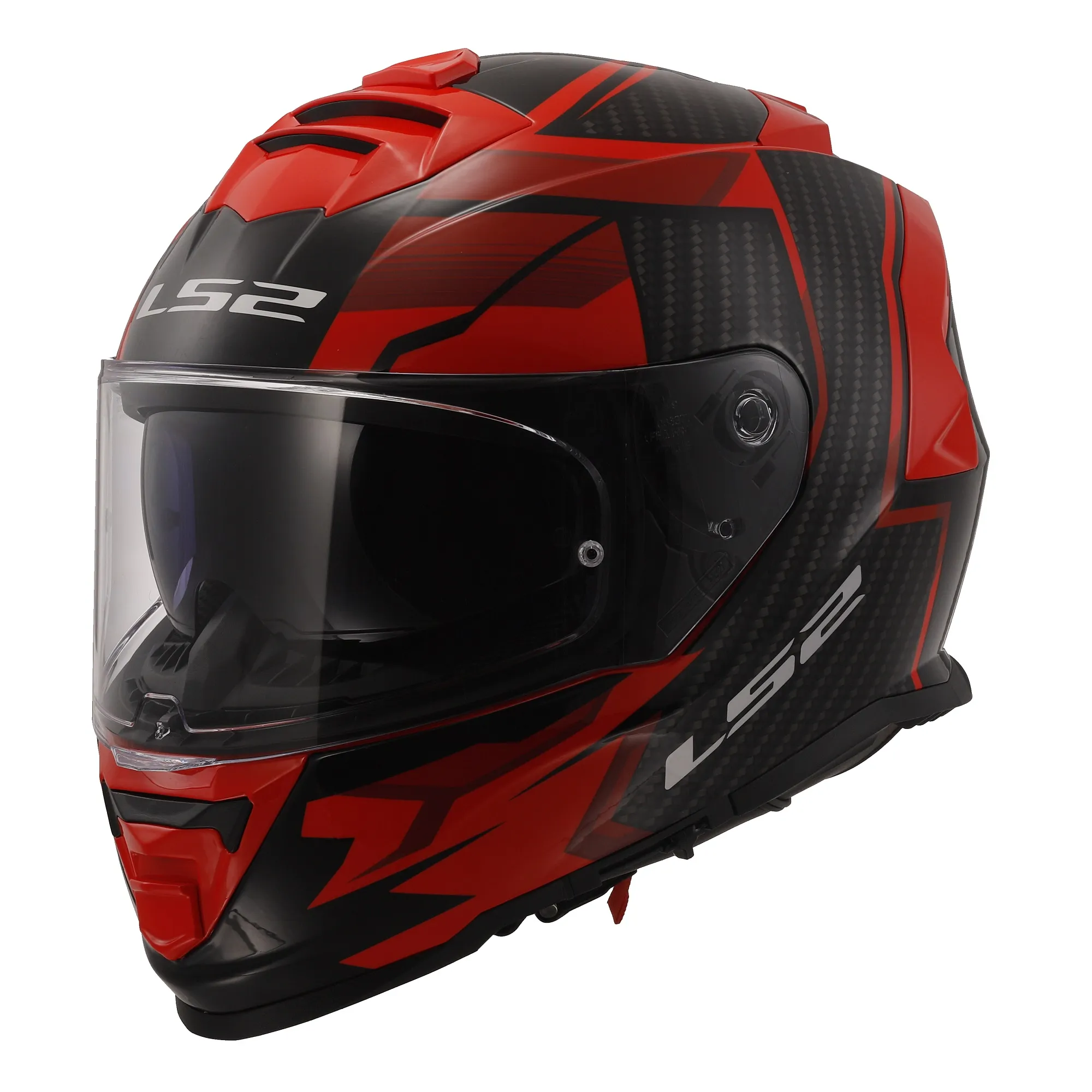 LS2 FF800 Storm II Tracker Helmet - Black/Red