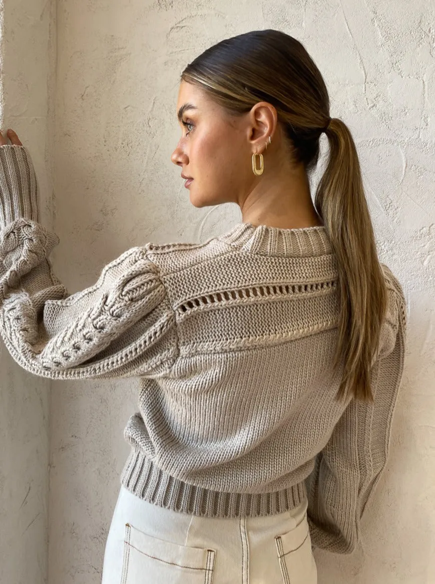 Magali Pascal Lea Sweater in Ecru