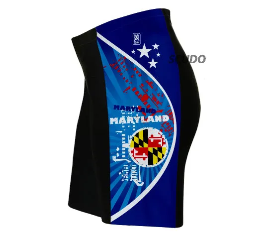 Maryland Cycling Bib Shorts and Shorts